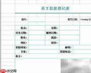 Java自定义填报报表设计