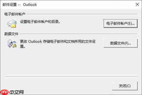 outlook配置文件是什么意思 outlook配置文件在哪