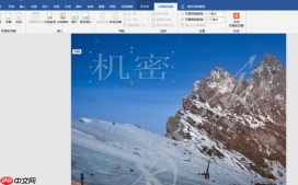 Word水印被图片挡住了怎么办 Word水印怎么加多个水印