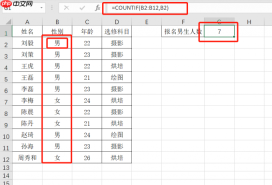 excel统计个数公式怎么用 excel统计个数去除重复项