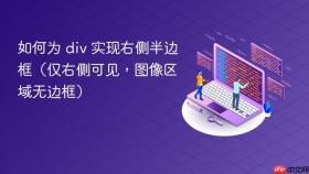 如何为 div 实现右侧半边框(仅右侧可见,图像区域无边框)