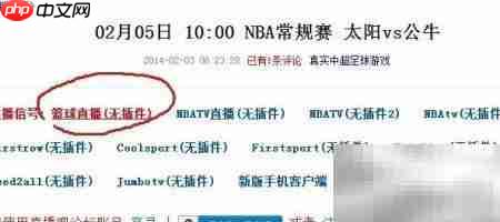 NBA直播在哪看?百事通使用指南