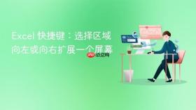 excel 快捷键：选择区域向左或向右扩展一个屏幕