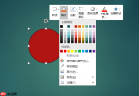 PPT图片变成圆形的怎么设置 PPT图片变成圆形调整范围