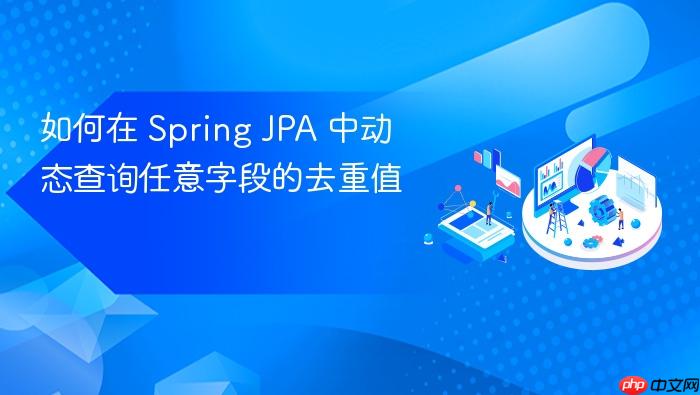 如何在 Spring JPA 中动态查询任意字段的去重值