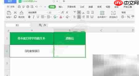 Clean函数去空格技巧