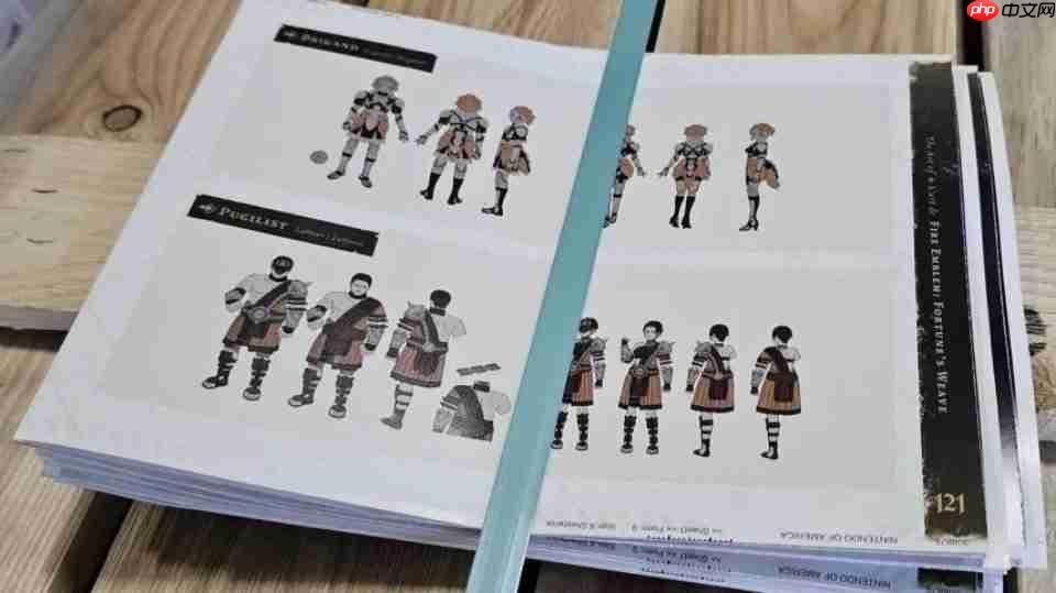 《火焰纹章:万缕千丝》艺术设定集泄露 全新格斗职业取消性别限制