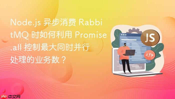 node.js 异步消费 rabbitmq 时如何利用 promise.all 控制最大同时并行处理的业务数?