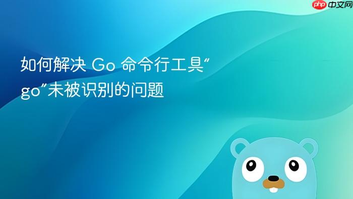 如何解决 Go 命令行工具“go”未被识别的问题