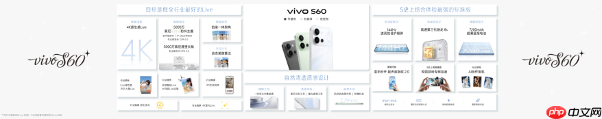 4K Live原相机,帧帧丝滑真清晰,vivo S60系列正式发布