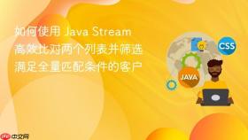 如何使用 Java Stream 高效比对两个列表并筛选满足全量匹配条件的客户
