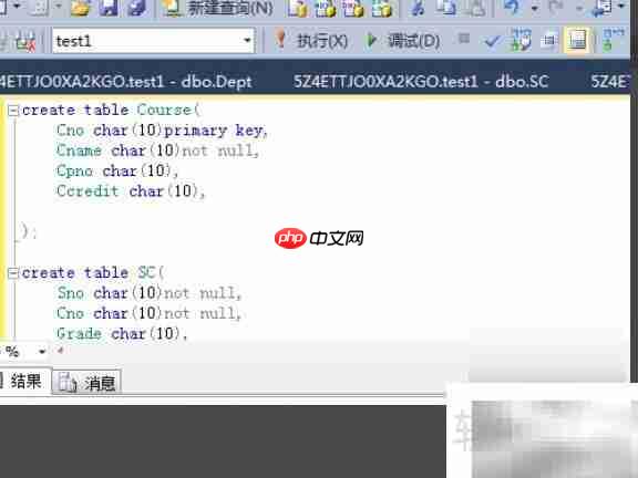 SQL Server建表后添加外键