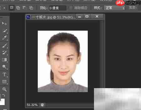 PS制作一寸照片打印教程