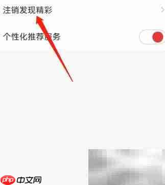 发现精彩如何注销?