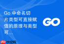 Go 中命名切片类型可直接赋值的原理与类型可赋值性规则解析
