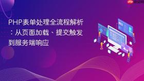 PHP表单处理全流程解析：从页面加载、提交触发到服务端响应
