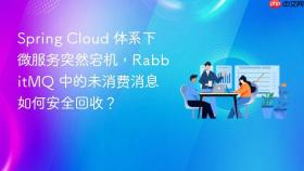 spring cloud 体系下微服务突然宕机,rabbitmq 中的未消费消息如何安全回收?