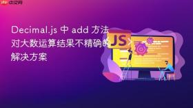 Decimal.js 中 add 方法对大数运算结果不精确的解决方案
