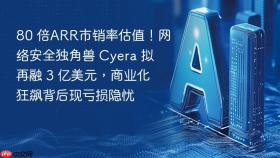 80 倍ARR市销率估值！网络安全独角兽 Cyera 拟再融 3 亿美元，商业化狂飙背后现亏损隐忧