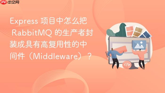express 项目中怎么把 rabbitmq 的生产者封装成具有高复用性的中间件(middleware)?