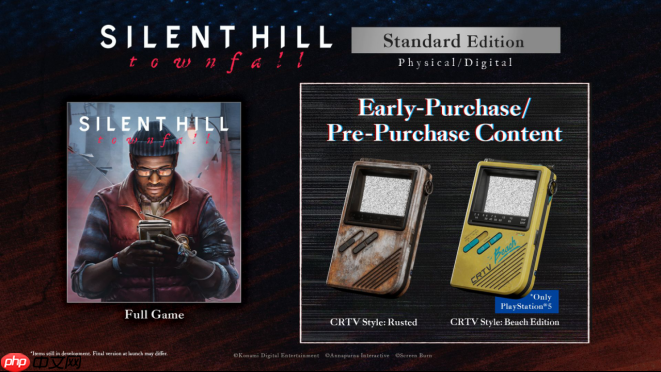 心理恐怖迈入全新阶段,《SILENT HILL: Townfall》将于9月24日推出