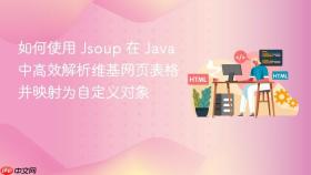 如何使用 Jsoup 在 Java 中高效解析维基网页表格并映射为自定义对象