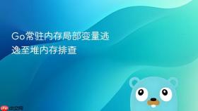 Go常驻内存局部变量逃逸至堆内存排查