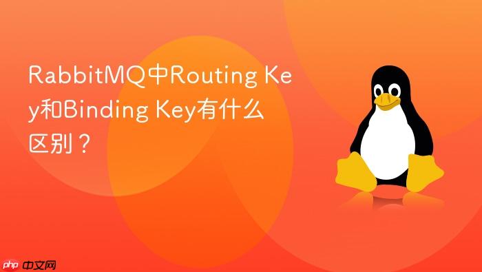 rabbitmq中routing key和binding key有什么区别?