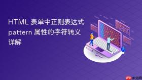 HTML 表单中正则表达式 pattern 属性的字符转义详解
