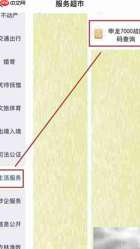 申龙7000故障码查询方法
