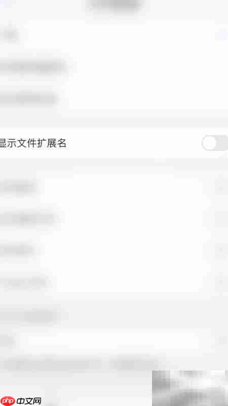 PDF Expert关闭扩展名显示方法