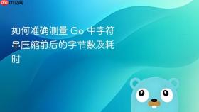 如何准确测量 Go 中字符串压缩前后的字节数及耗时
