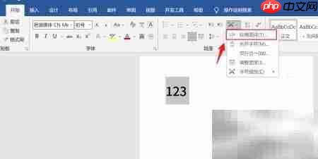 Word纵横混排设置技巧