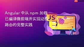 Angular 中从 npm 加载已编译微前端并实现动态路由的完整实践