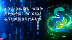 如何在CNN模型中正确使用数据增强：增广数据应与原始数据合并而非替换
