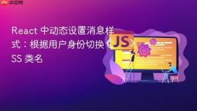 React 中动态设置消息样式:根据用户身份切换 CSS 类名