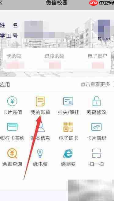 校园一卡通消费记录查询方法