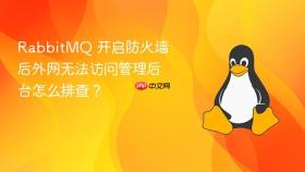 RabbitMQ 开启防火墙后外网无法访问管理后台怎么排查？