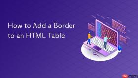 How to Add a Border to an HTML Table