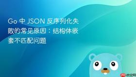 Go 中 JSON 反序列化失败的常见原因：结构体嵌套不匹配问题