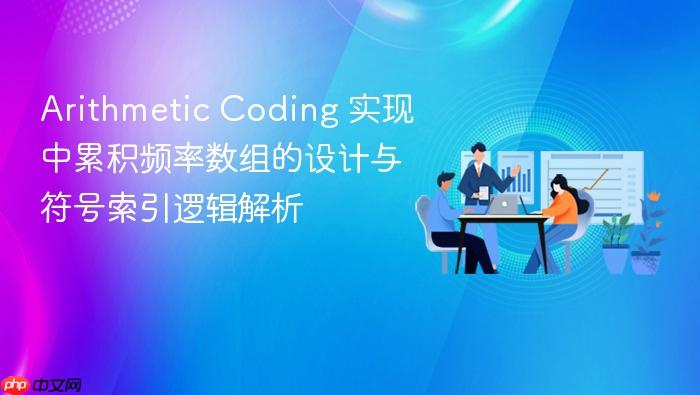 Arithmetic Coding 实现中累积频率数组的设计与符号索引逻辑解析
