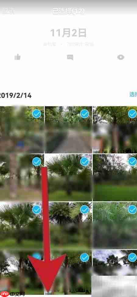 QQ相册手机批量下载教程