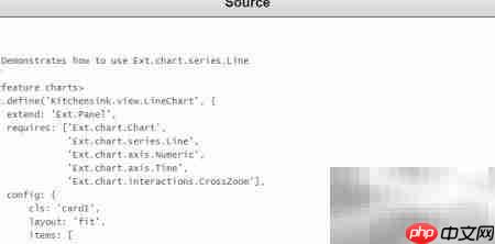 Sencha Touch可缩放折线图