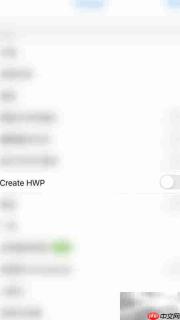 如何开启Polaris Office创建HWP