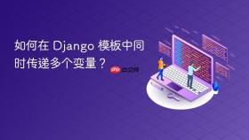 如何在 Django 模板中同时传递多个变量?