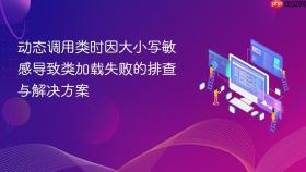 动态调用类时因大小写敏感导致类加载失败的排查与解决方案