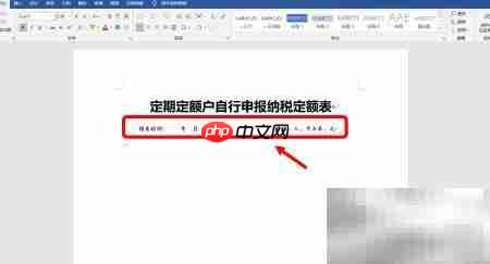 定期定额户如何填报纳税申报表