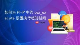 如何为 PHP 中的 oci_execute 设置执行超时时间