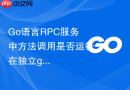 Go语言RPC服务中方法调用是否运行在独立goroutine中？