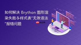 如何解决 Brython 图形渲染失败与样式表“无效语法”报错问题